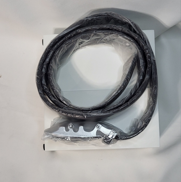 Men's NIP Brown Premium Silver Eagle Buckle Leather Belt Size 48in - Picture 6 of 8